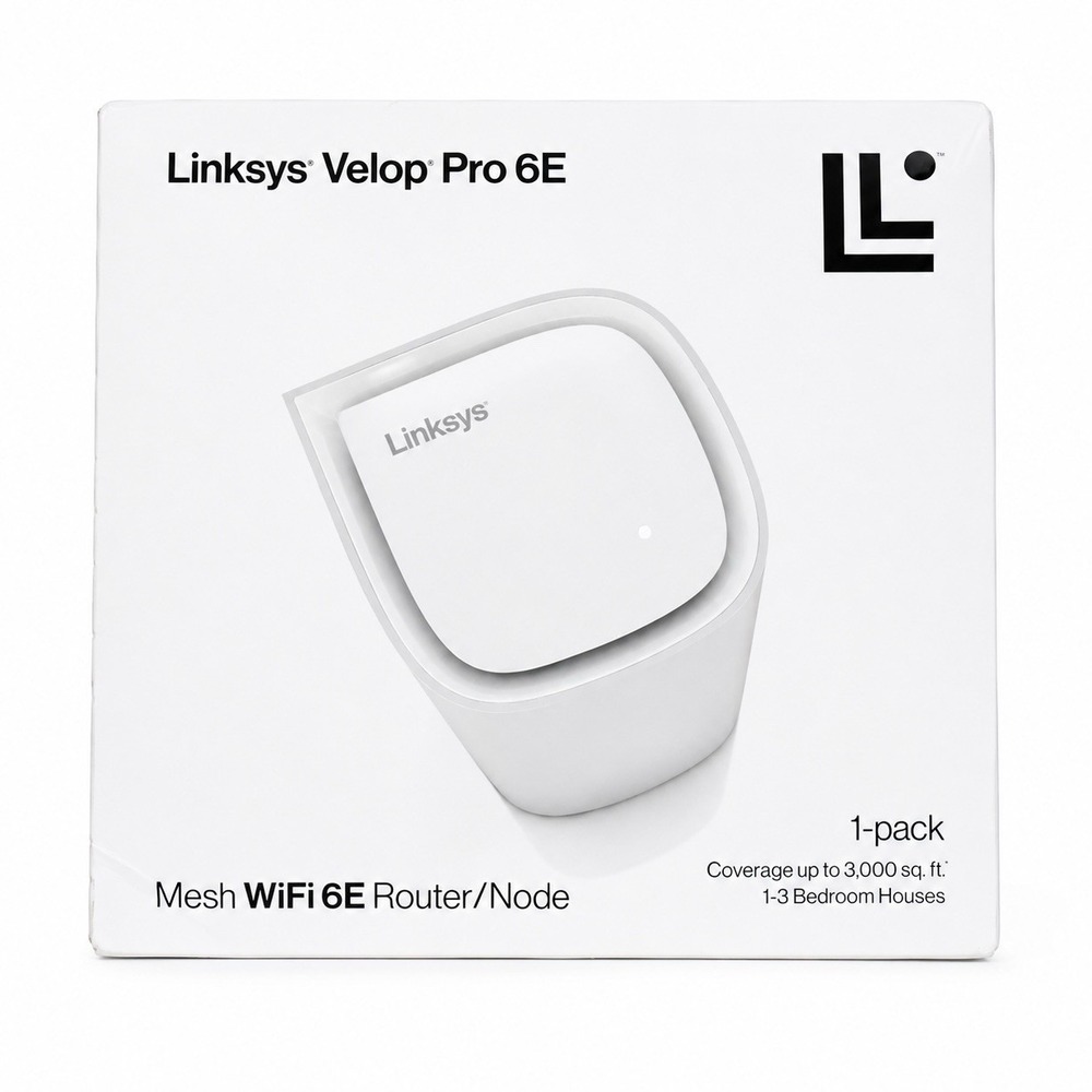 Linksys - Velop Pro 6E AXE5400 Tri-Band Mesh Wi-Fi 6E System - White